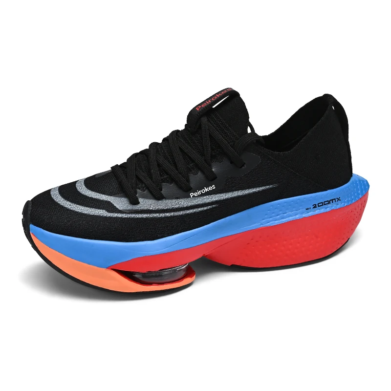 Openwork breathable couple sneakers Plus size marathon running shoes - Image 4