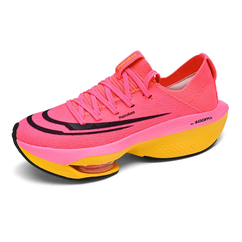 Openwork breathable couple sneakers Plus size marathon running shoes - Image 2